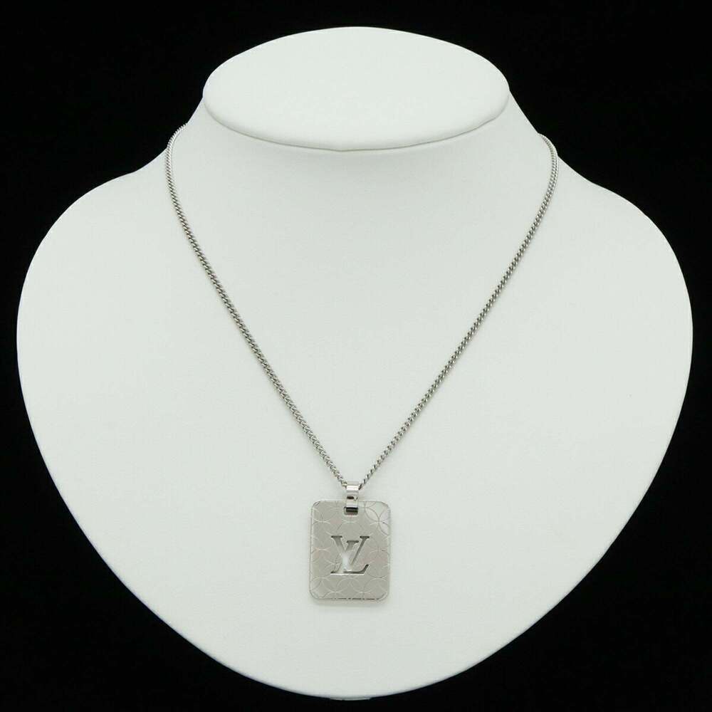 LOUIS VUITTON Silver Necklace - Picture 7 of 7